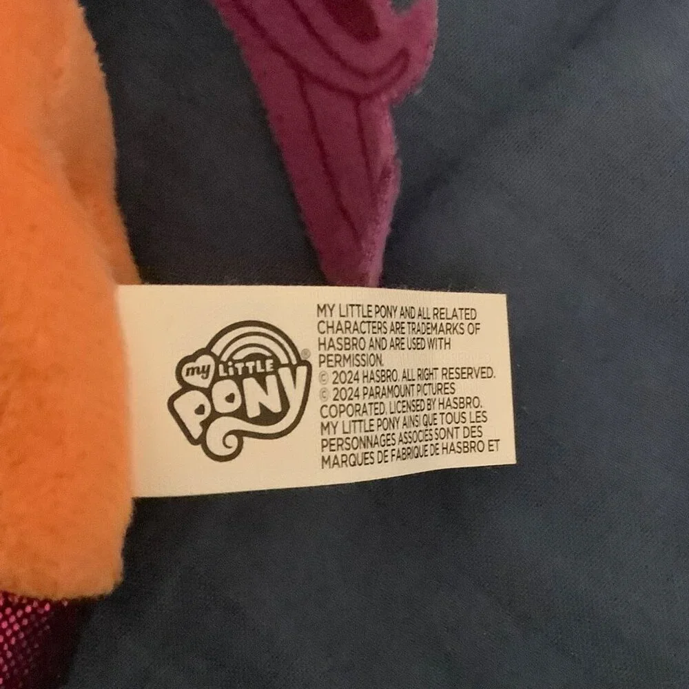 My Little Pony Sunny Starscout Orange Plush Toy 7” 2024 Hasbro‎